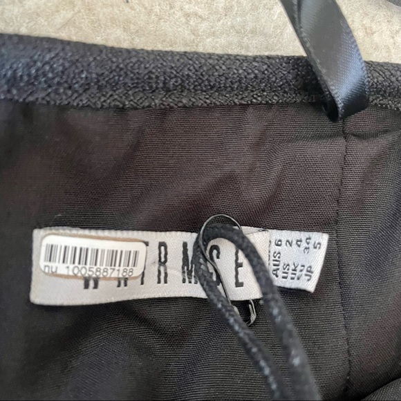 Anthropologie black, midi, strapless dress - Picture 11 of 13